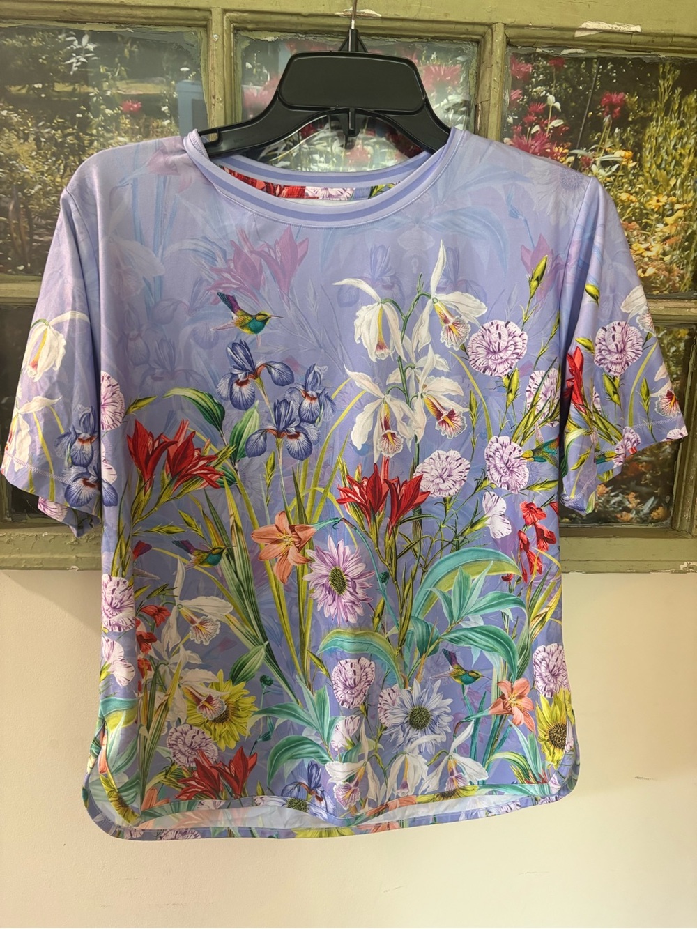Johnny Was Busy Bee Oversized Crop Active Top